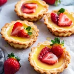 Strawberry Honey Custard Tarts with Lemon Curd for Spring Bliss 41 Strawberry Honey Custard Tarts with Lemon Curd