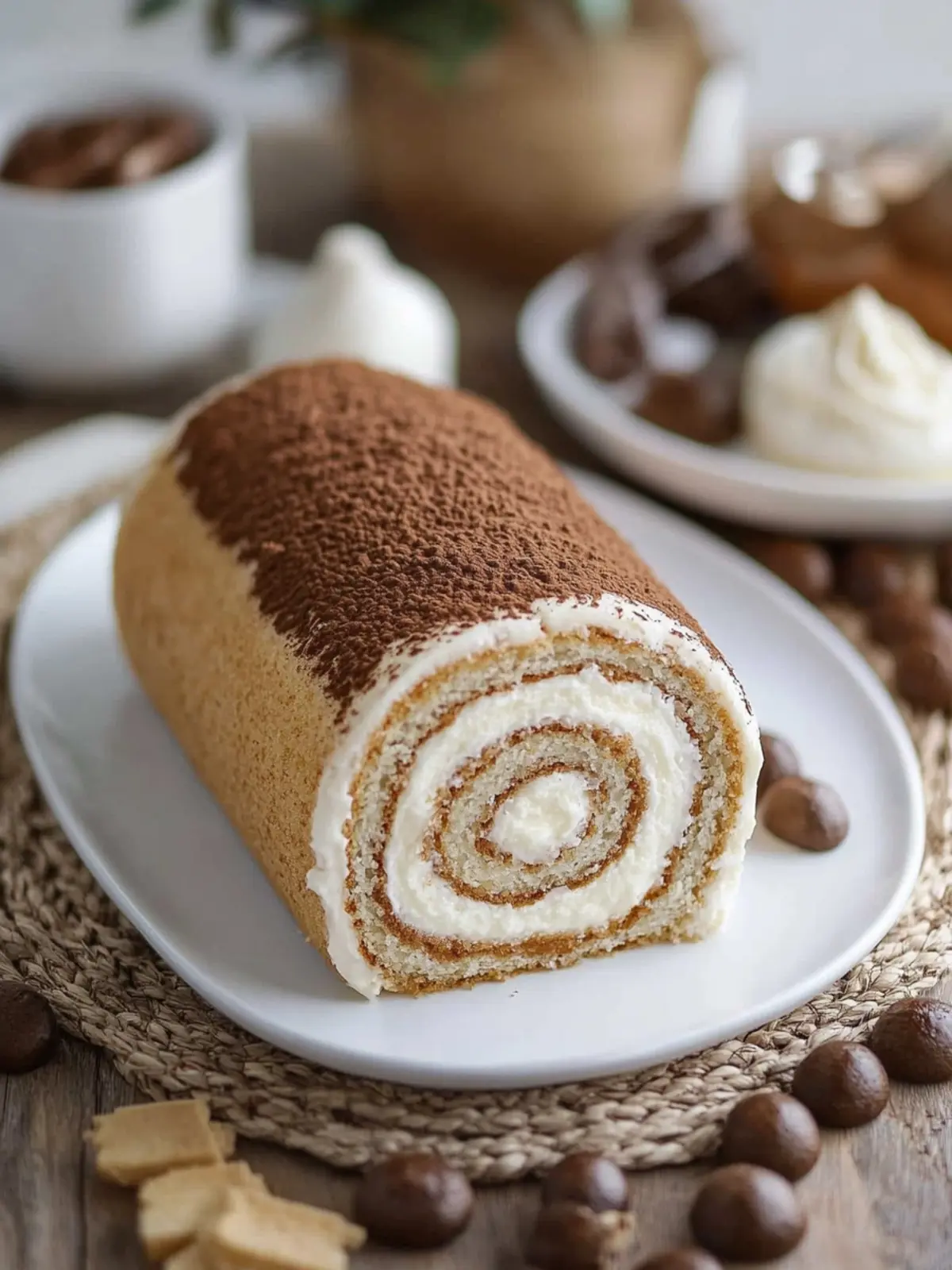 Irresistible Coffee Cake Roll with Kahlúa Whipped Cream Bliss 3 Coffee Cake Roll