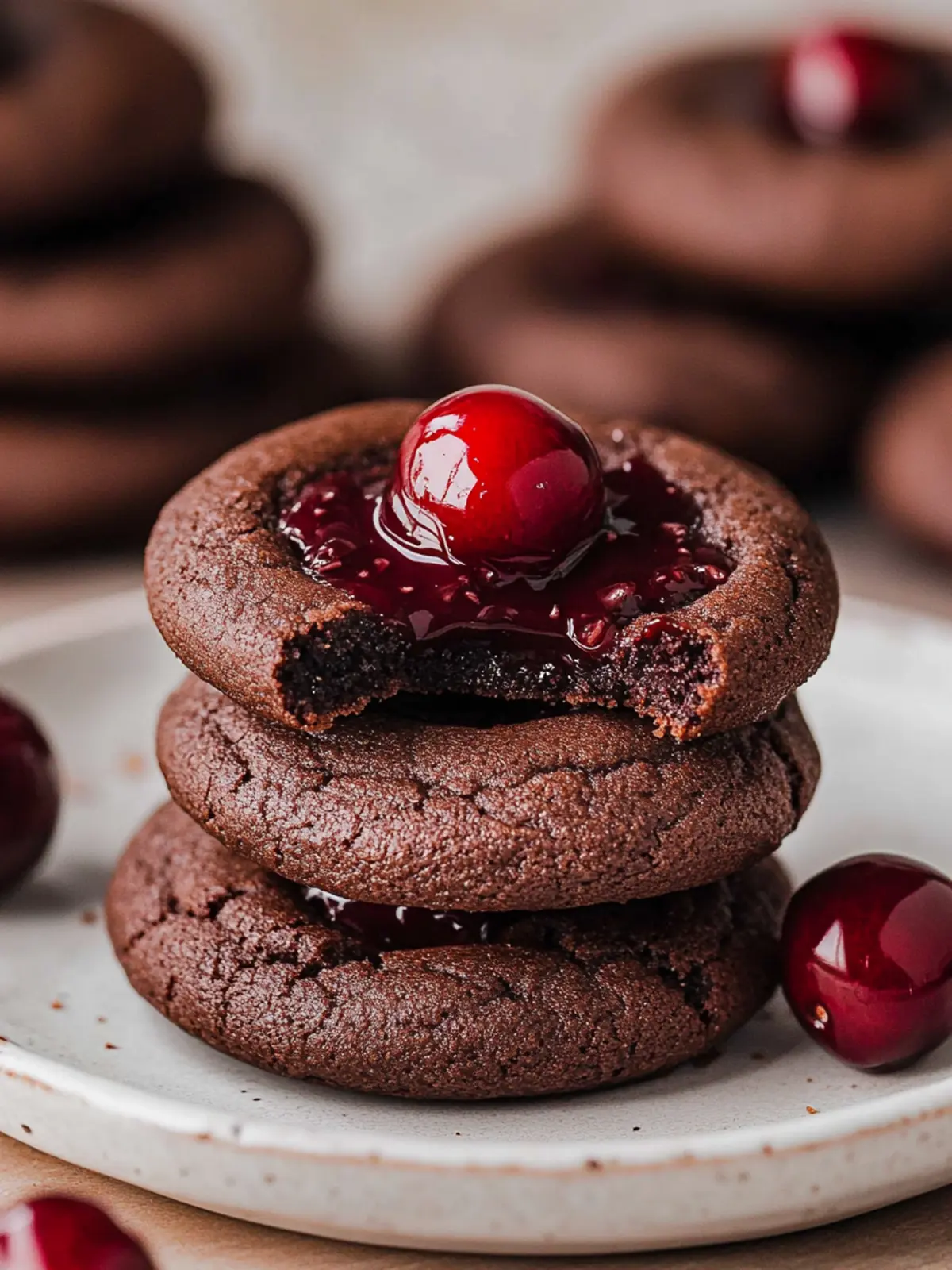 Decadent Chocolate Cherry Cookies for Your Sweet Tooth Fix 2 Chocolate Cherry Cookies