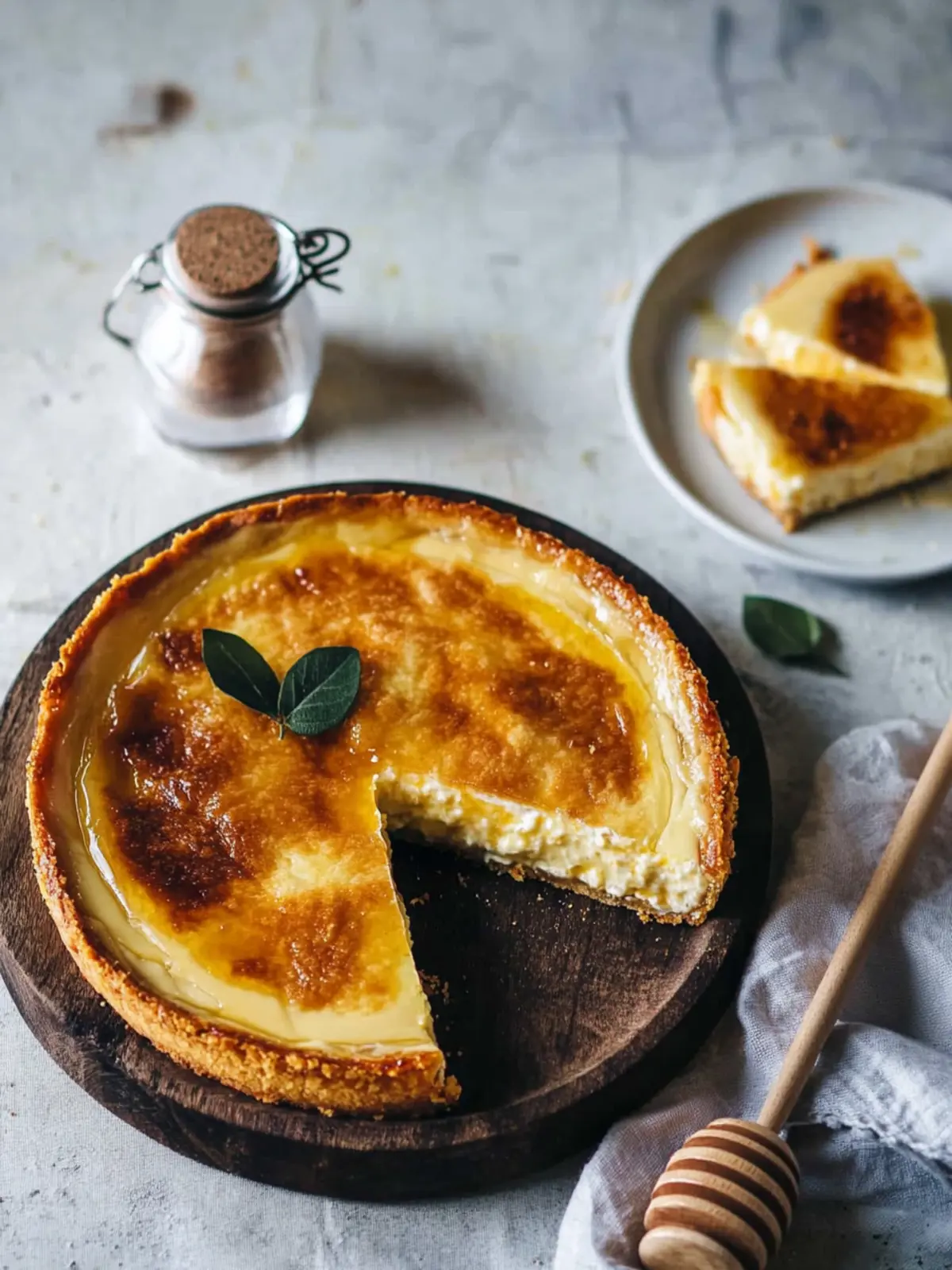 Crustless Greek Honey & Cheese Pie: A Simple Slice of Heaven 5 Crustless Greek Honey & Cheese Pie