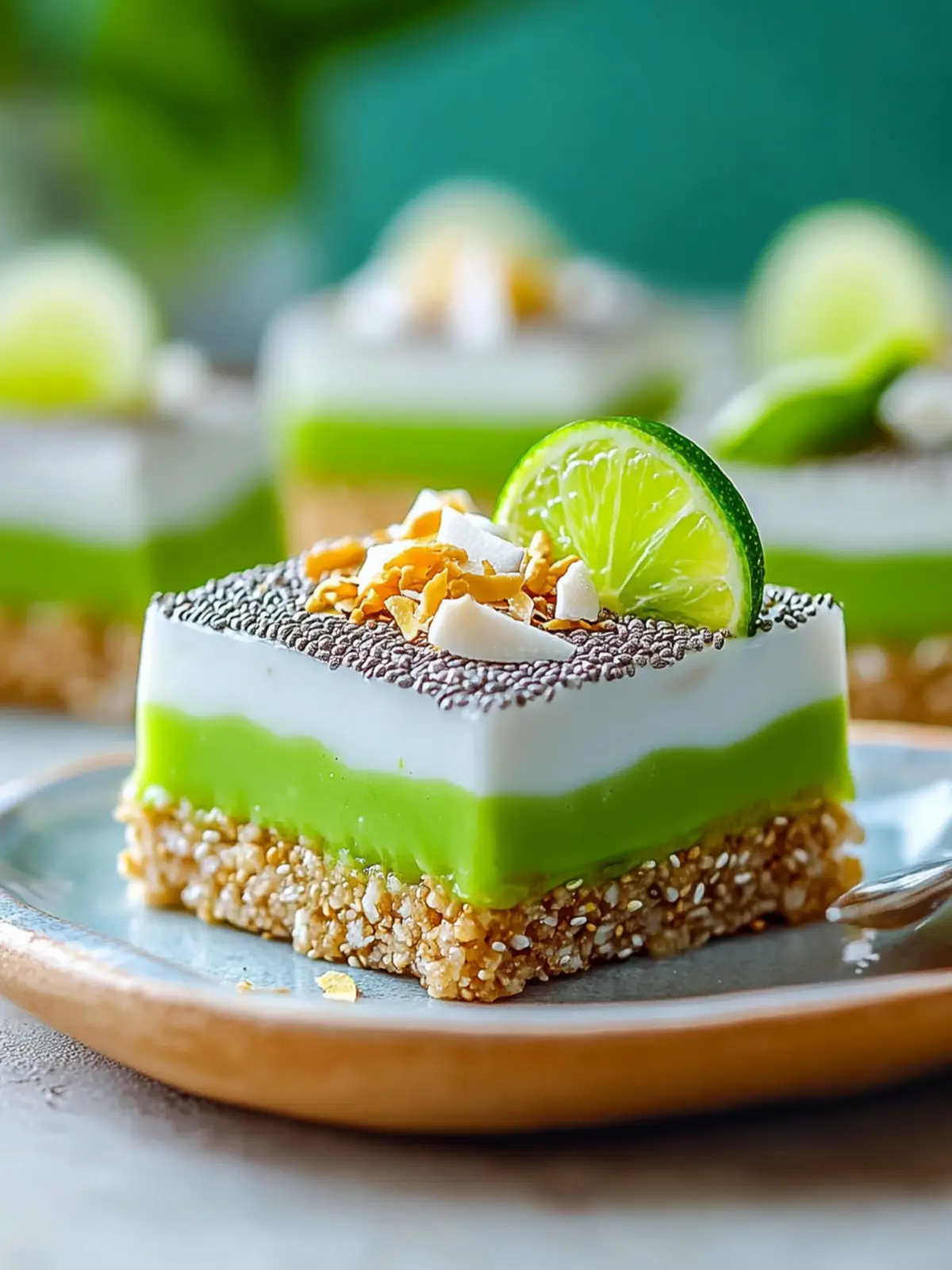 Coconut Lime Chia Pudding Bars for a Guilt-Free Indulgence 3 Coconut Lime Chia Pudding Bars