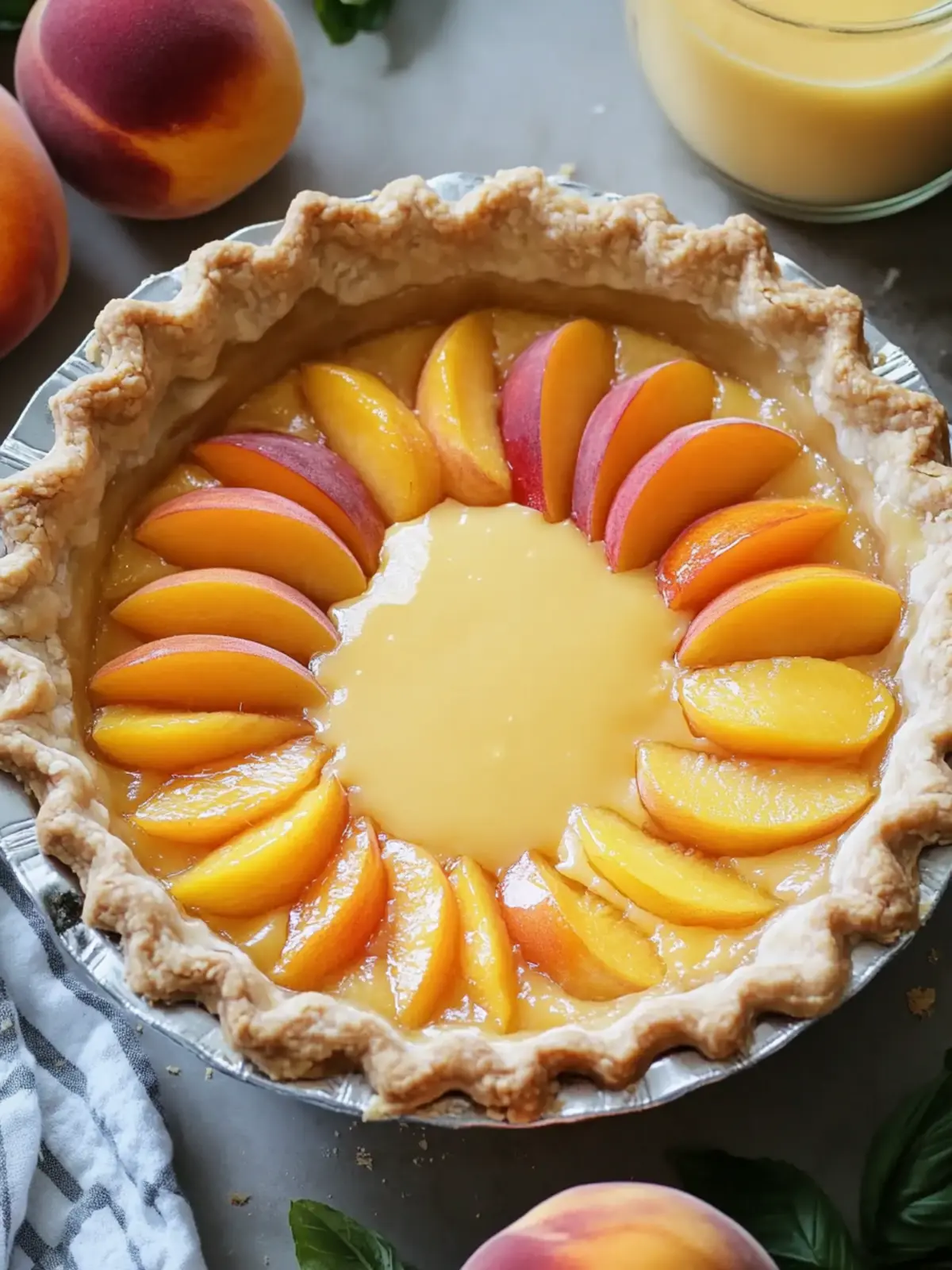 Creamy Custard Peach Pie: Your Ultimate Summer Delight 5 Custard Peach Pie