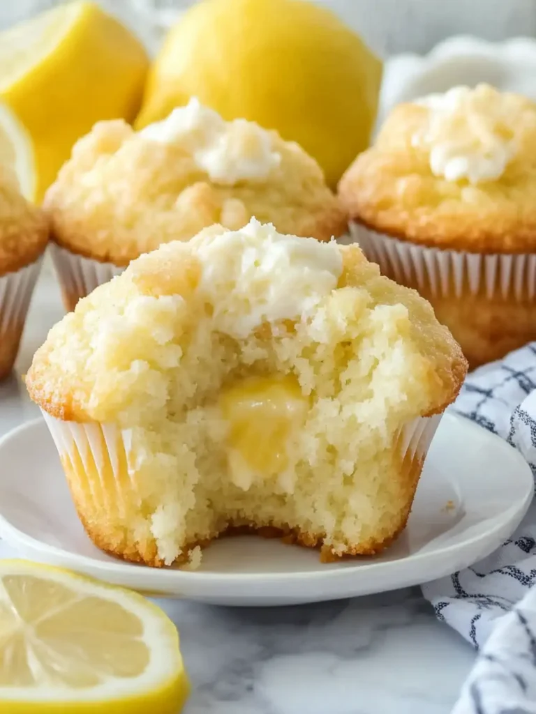 Lemon Cream Cheese Muffins