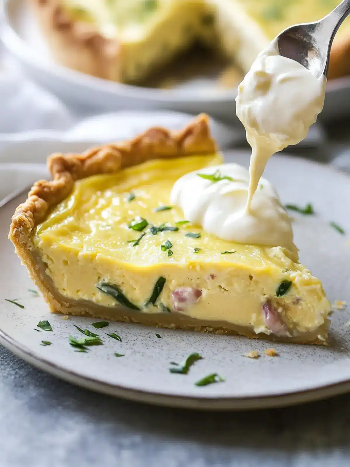 Delicious Eggs Benedict Quiche with Easy Hollandaise Sauce 2 Eggs Benedict Quiche with Hollandaise Sauce