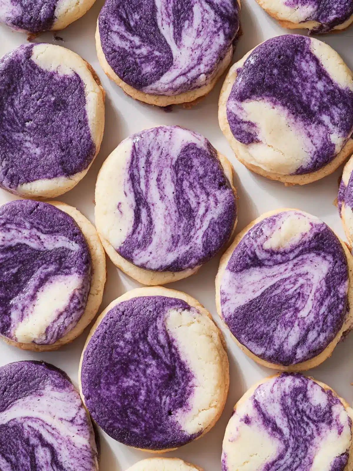 Deliciously Colorful Marbled Ube Cookies for Your Cravings 3 Marbled Ube Cookies