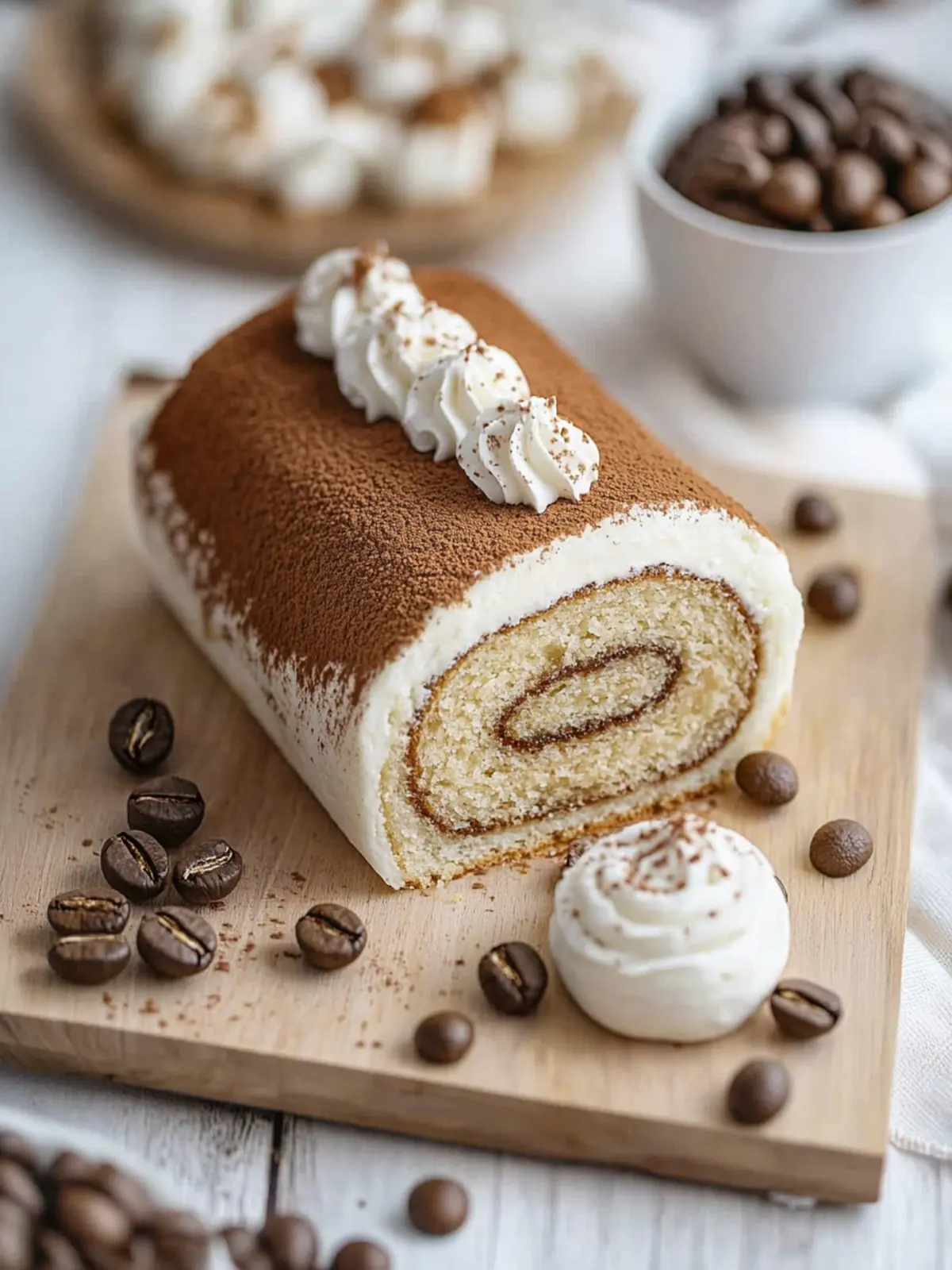 Irresistible Coffee Cake Roll with Kahlúa Whipped Cream Bliss 5 Coffee Cake Roll