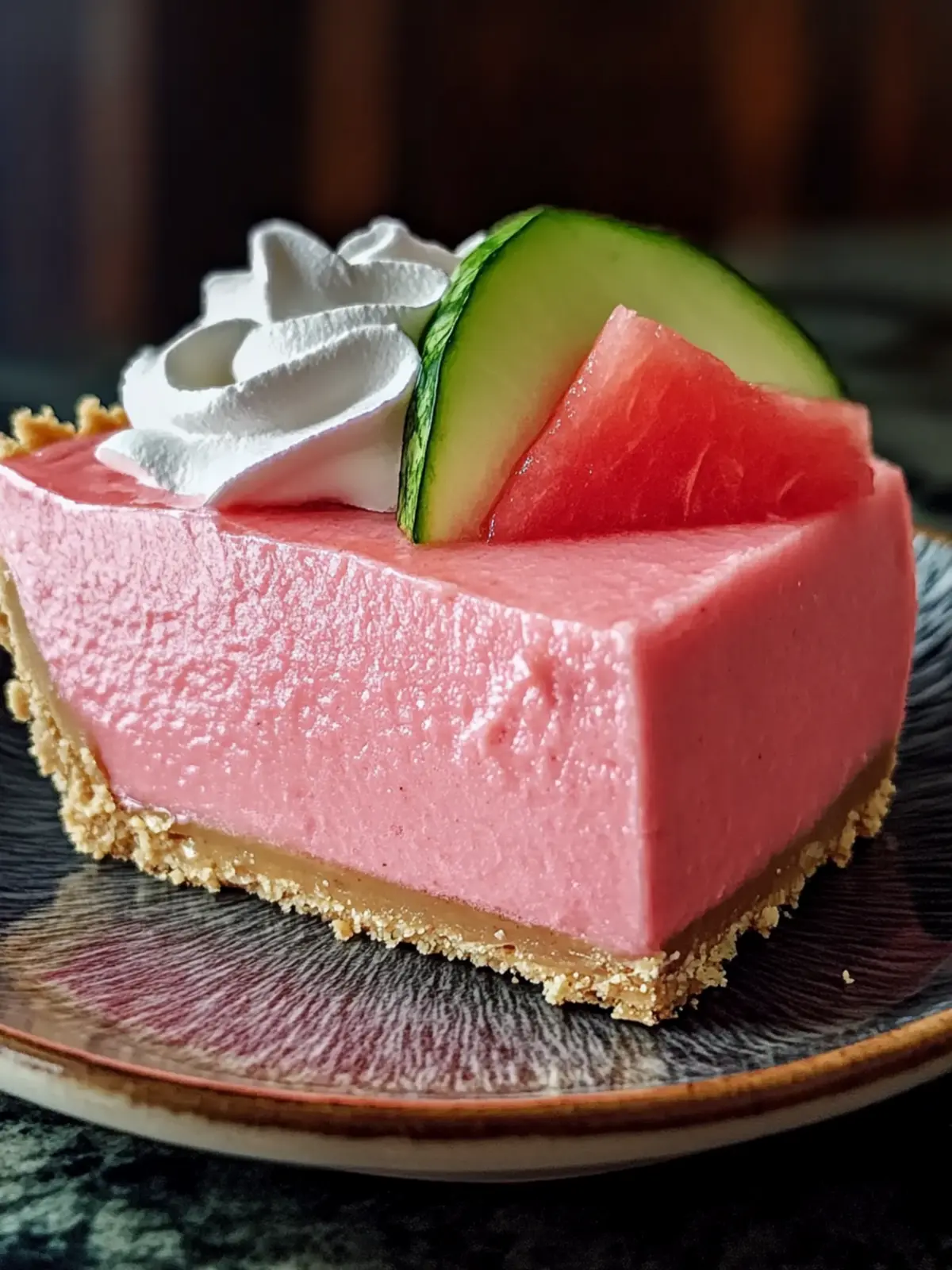 Delicious Watermelon Mousse Pie: Refreshing Summer Bliss 2 Watermelon Mousse Pie