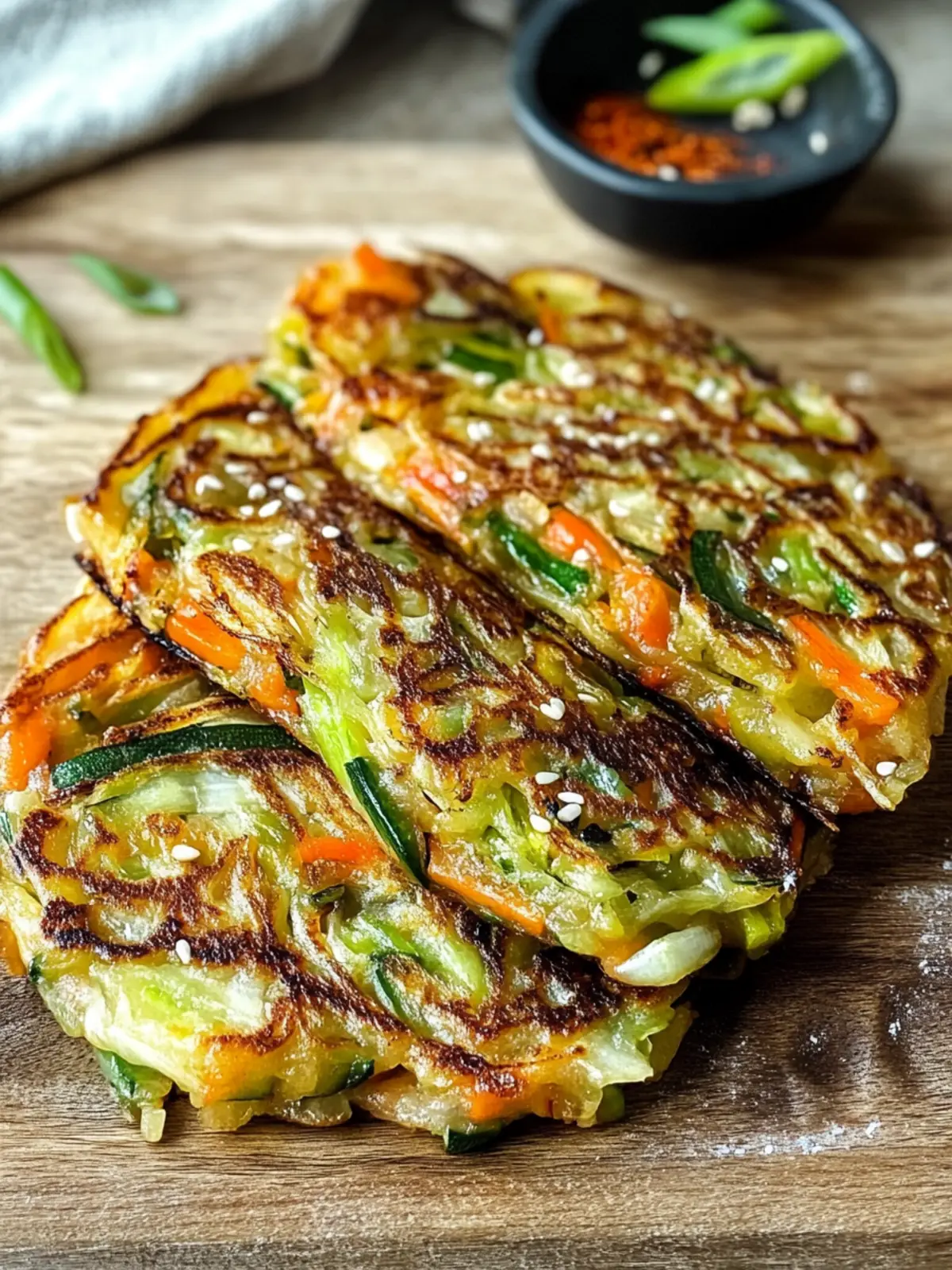 Crispy Korean Vegetable Pancakes You’ll Love to Make at Home 2 Korean Vegetable Pancakes