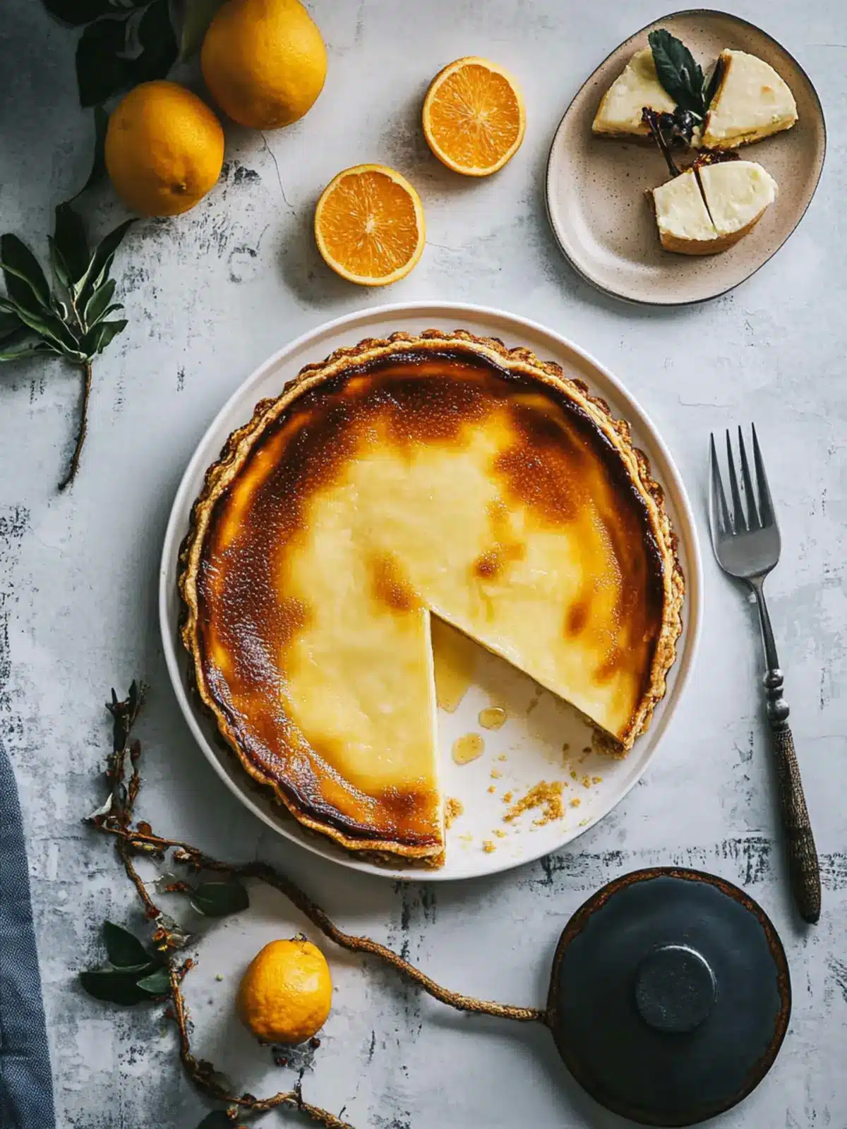 Crustless Greek Honey & Cheese Pie: A Simple Slice of Heaven 4 Crustless Greek Honey & Cheese Pie