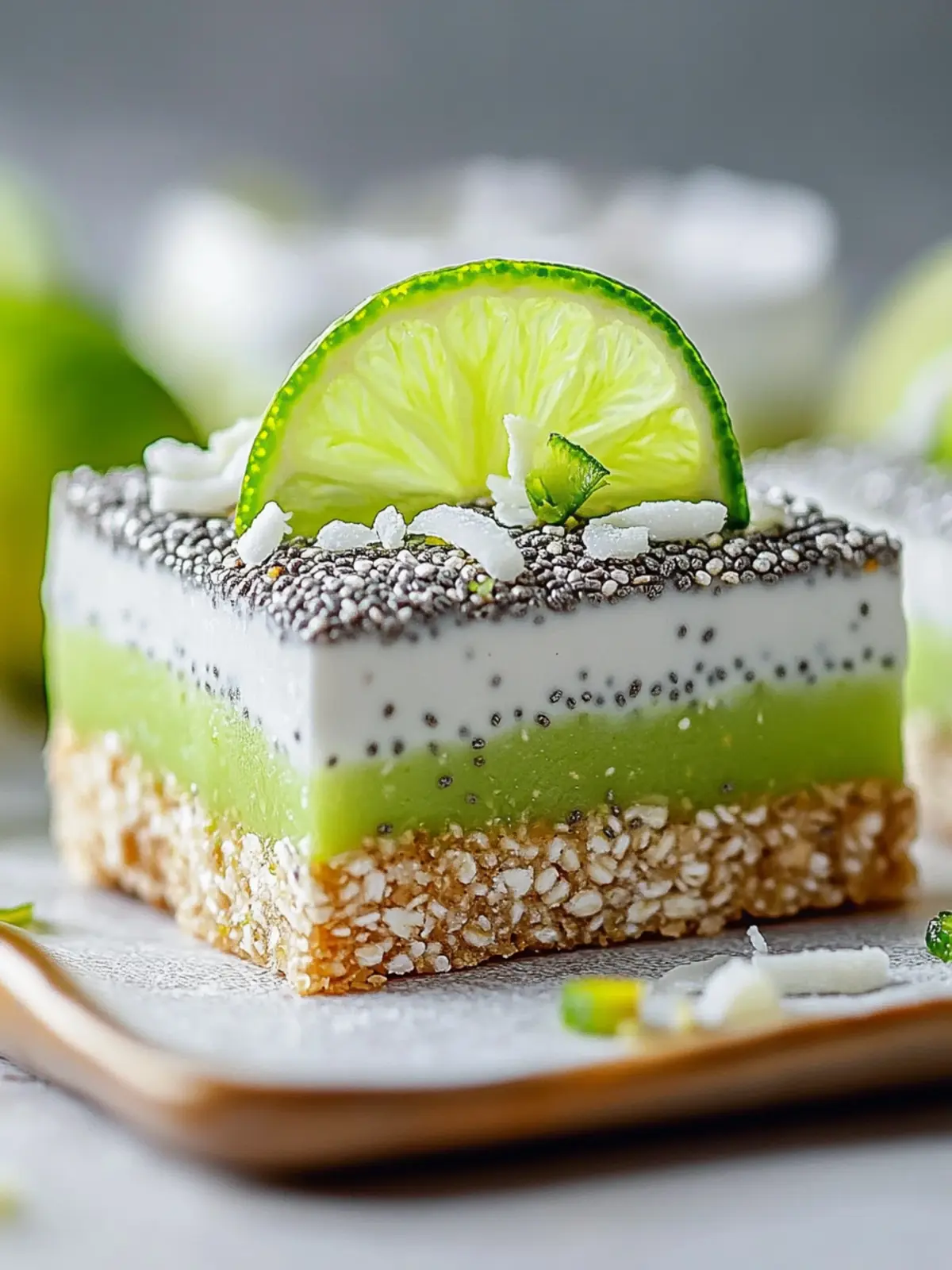 Coconut Lime Chia Pudding Bars for a Guilt-Free Indulgence 4 Coconut Lime Chia Pudding Bars