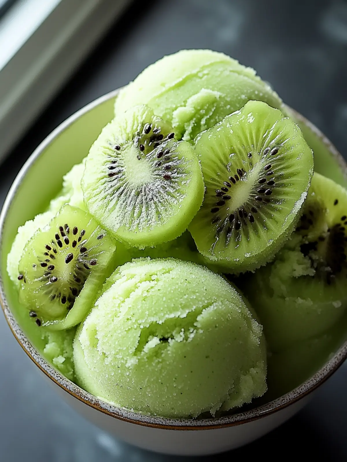 Delightful Kiwi Sorbet: Refreshing, Healthy, and Simple Recipe 2 Kiwi Sorbet