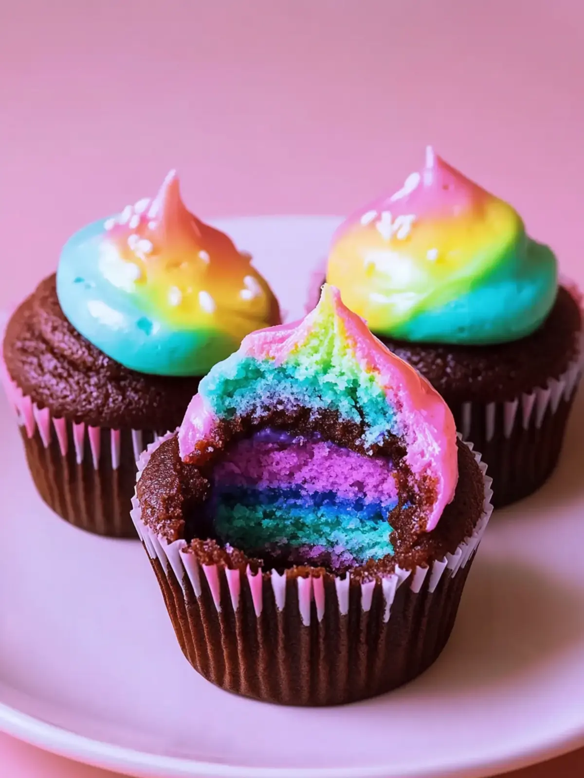 Colorful Rainbow Cupcakes That Will Brighten Any Celebration 3 Rainbow Cupcakes