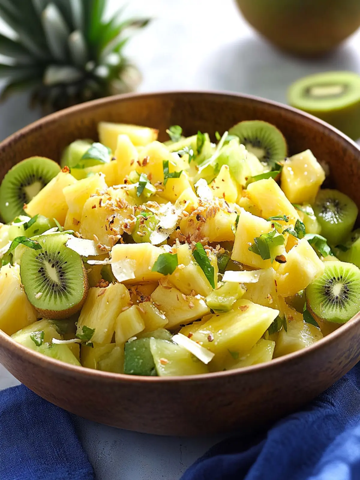 Tropical Pineapple Kiwi Salad for Your Summer Vibe Refresh 4 Pineapple Kiwi Salad