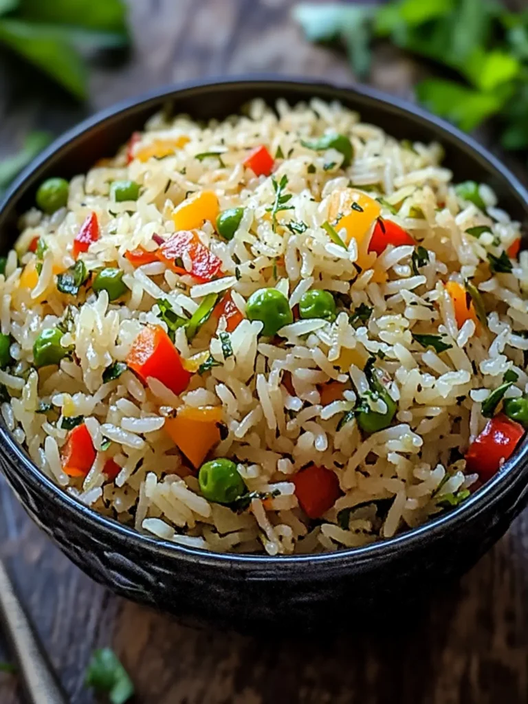 Vibrant Herbed Vegetable Rice
