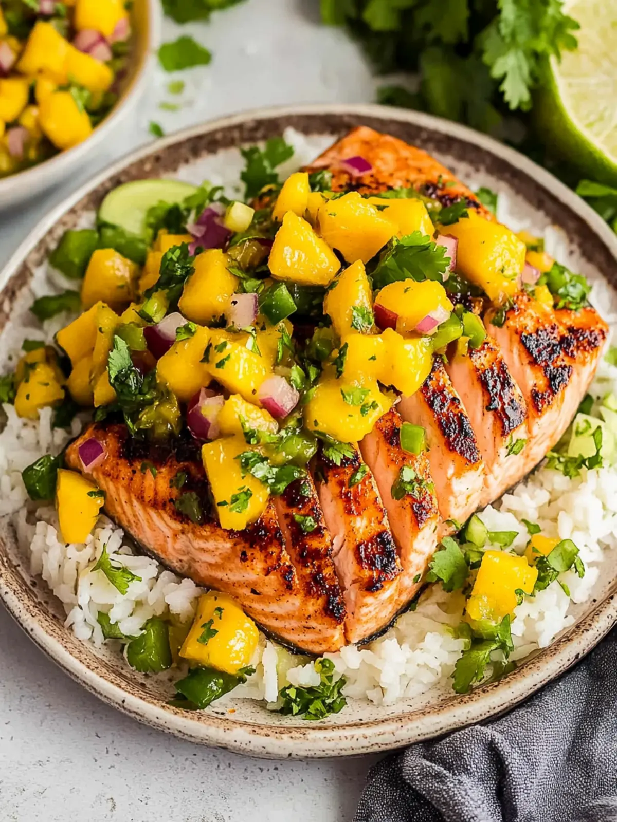 Zesty Salmon with Mango Salsa for Fresh Flavor Dreams 4 Salmon with Mango Salsa