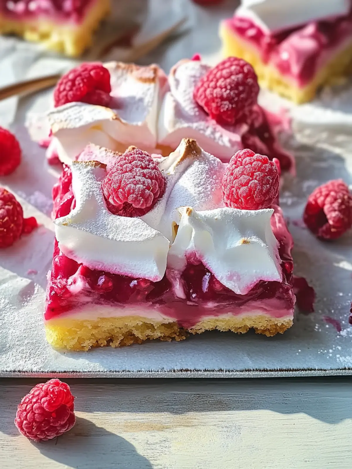 Irresistible Raspberry Meringue Bars for Sweet Tooth Lovers 2 Raspberry Meringue Bars