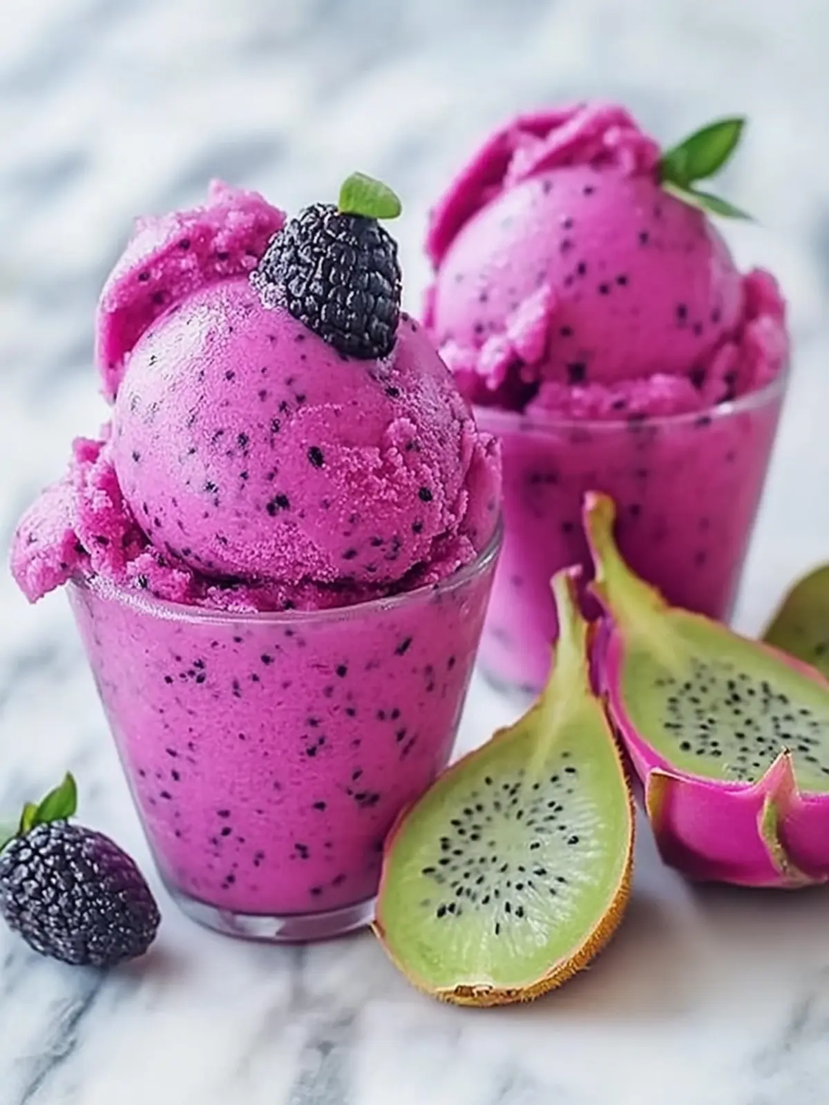 Cool Down with Refreshing Dragon Fruit Sorbet Bliss 4 Dragon Fruit Sorbet