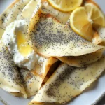 Delicious Poppy Seed Crêpes with Tangy Lemon Curd and Ricotta 9 Poppy Seed Crêpes with Tangy Lemon Curd and Ricotta