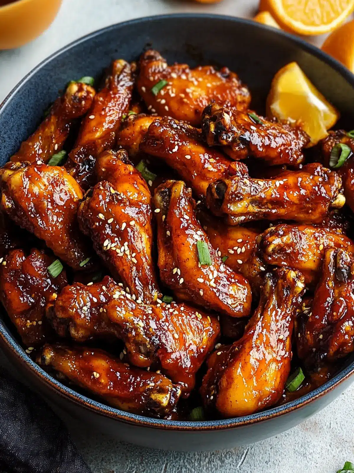 Crispy Spicy Orange Chicken Wings for an Irresistible Snack 4 Spicy Orange Chicken Wings