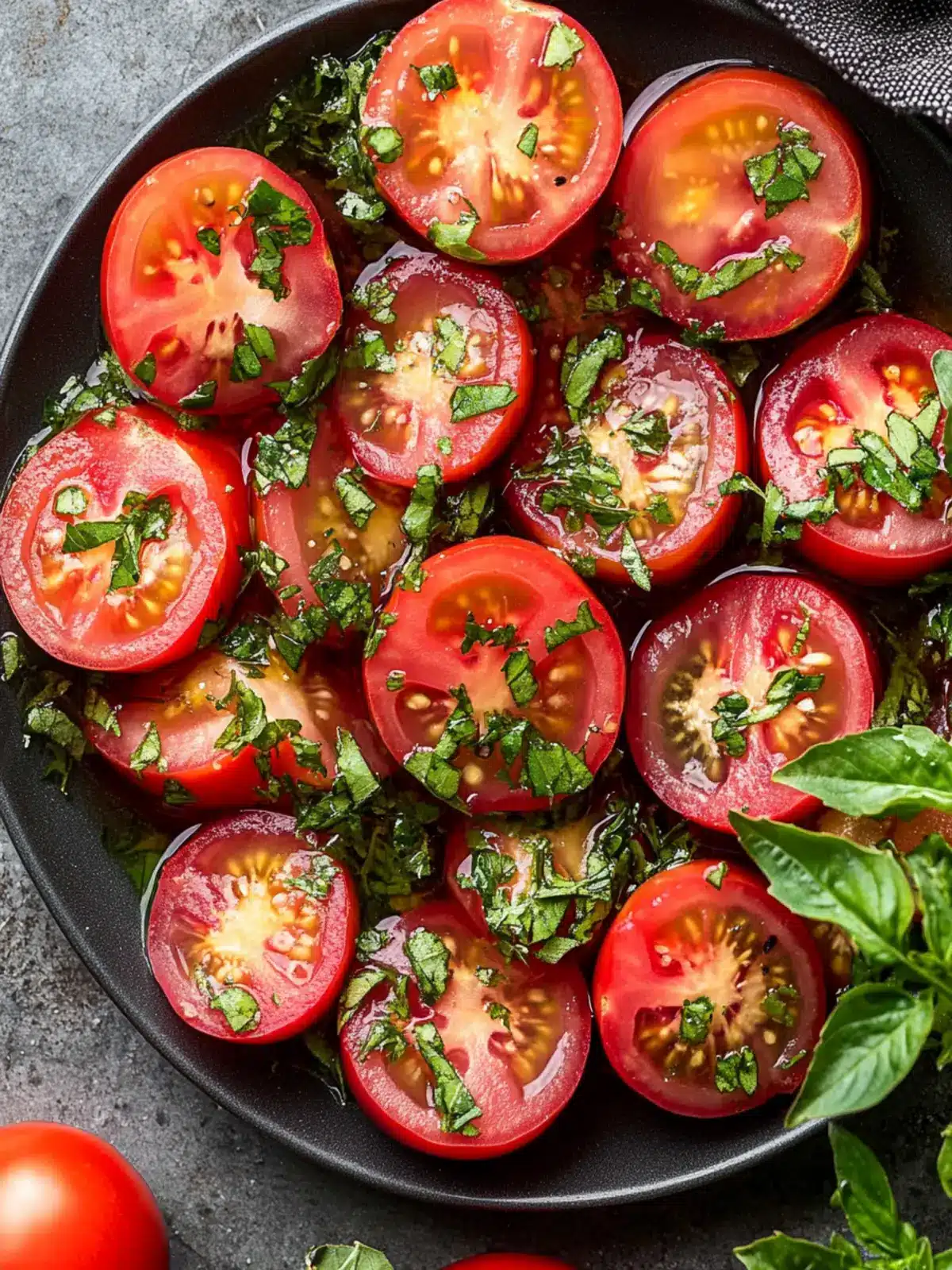 Delicious Marinated Tomatoes: A Flavorful Fresh Side Dish 5 Marinated Tomatoes