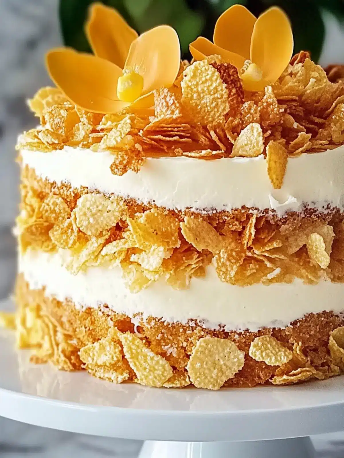 Cornflake Crunch Cake: A Simple Sweet Family Delight 2 Cornflake Crunch Cake