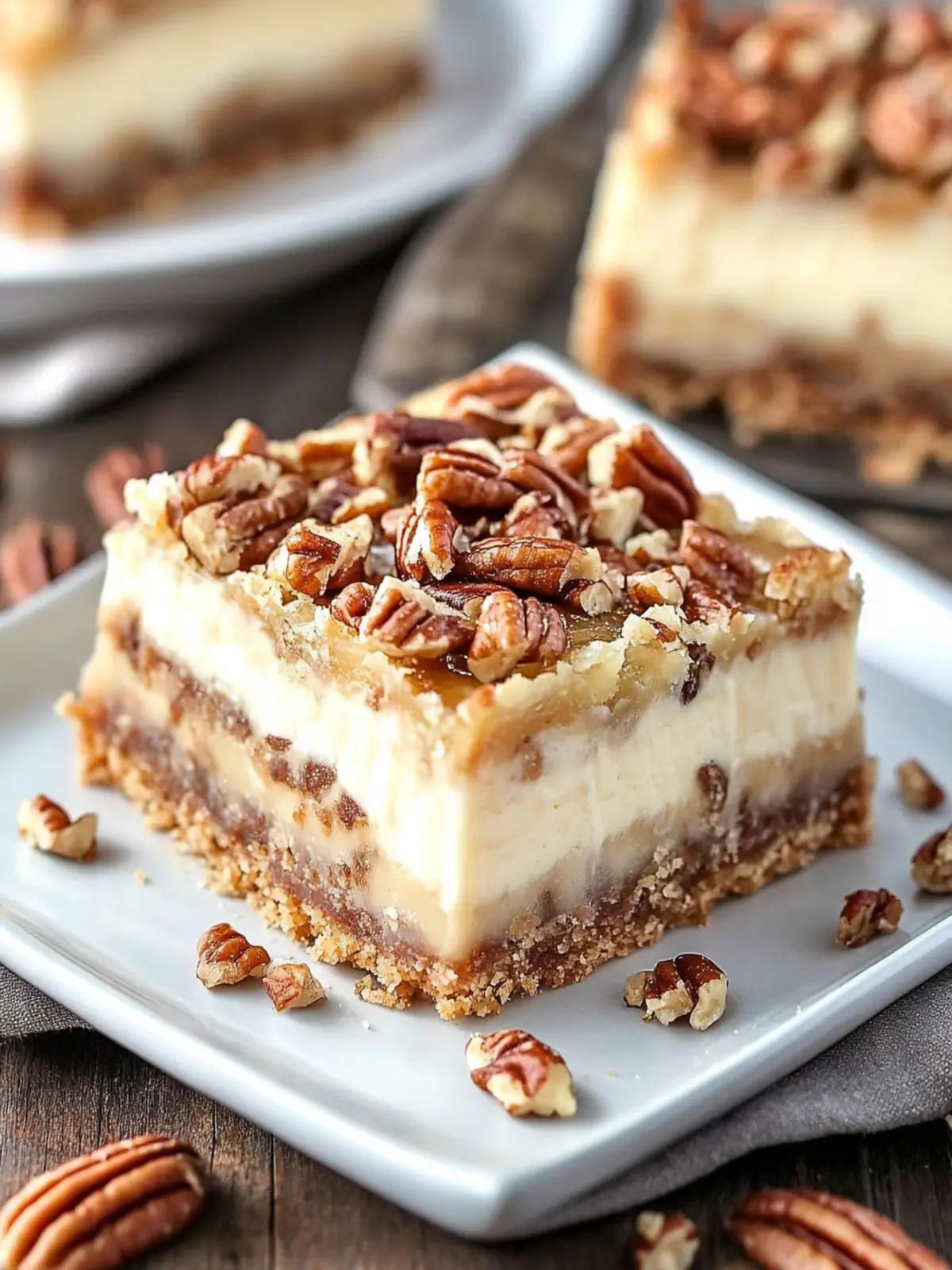 Irresistible Pecan Pie Cheesecake Bars You'll Crave Forever 5 Pecan Pie Cheesecake Bars