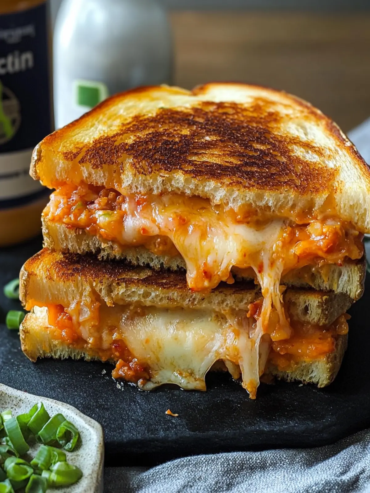 Savor the Twist: Kimchi Grilled Cheese Magic at Home 3 Kimchi Grilled Cheese