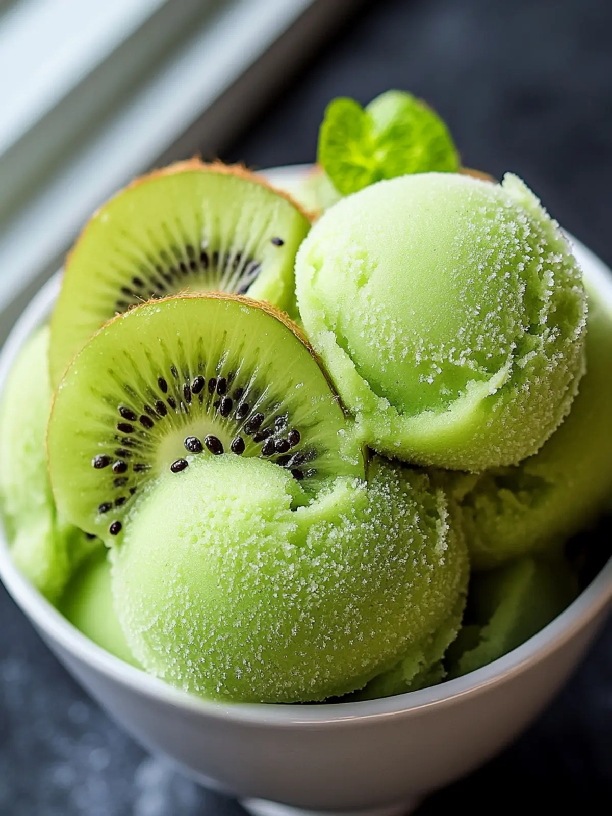 Delightful Kiwi Sorbet: Refreshing, Healthy, and Simple Recipe 3 Kiwi Sorbet
