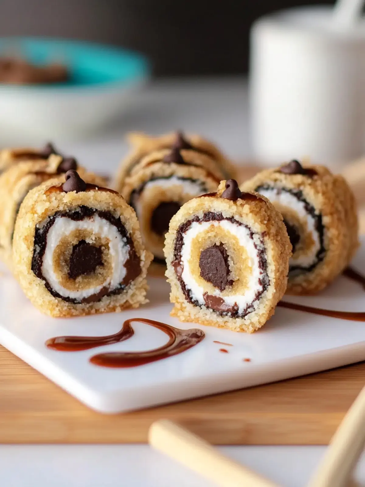 Chocolate Chip Cookie Sushi: A Fun No-Bake Treat You’ll Love 5 Chocolate Chip Cookie Sushi