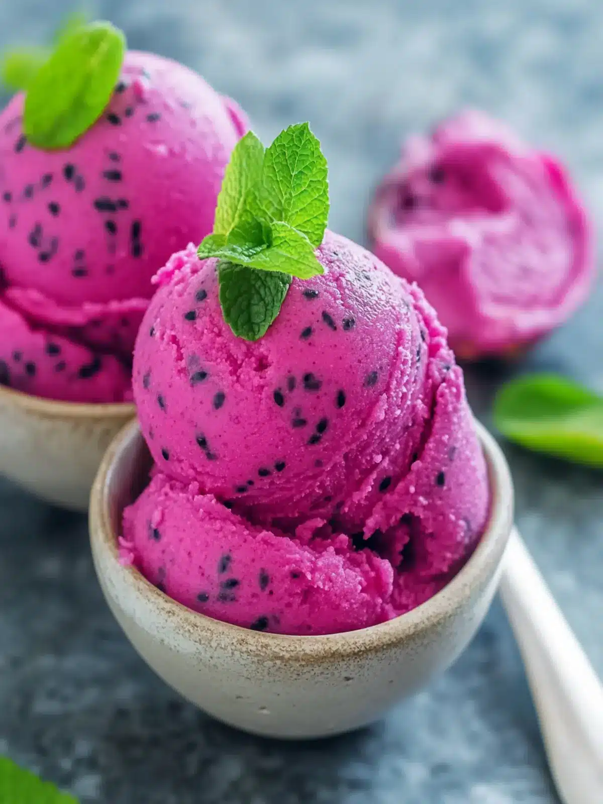 Cool Down with Refreshing Dragon Fruit Sorbet Bliss 2 Dragon Fruit Sorbet
