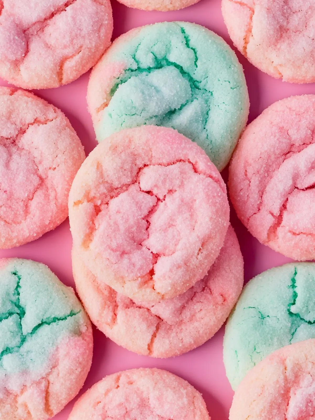 Fluffy Cotton Candy Cookies That Taste Like Childhood 4 Cotton Candy Cookies