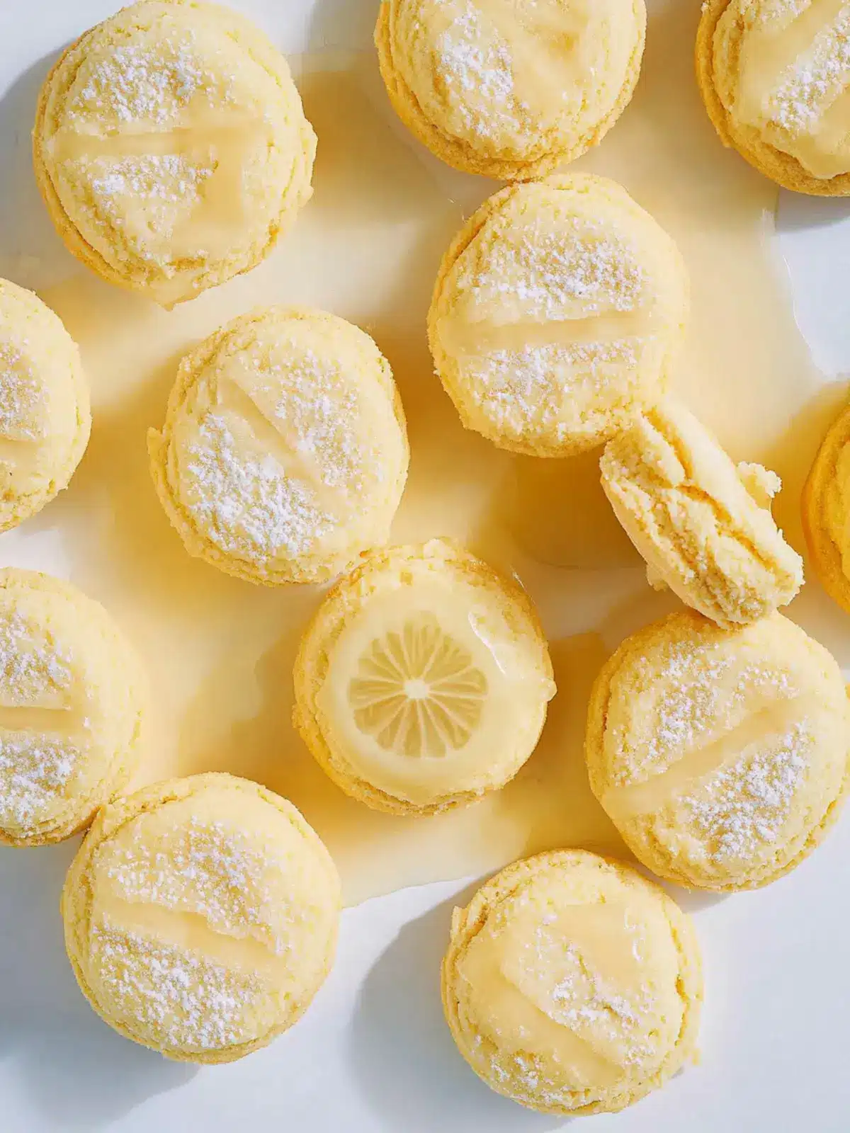 Delicious Passionfruit Sponge Cookies for a Sweet Escape 5 sponge cookies