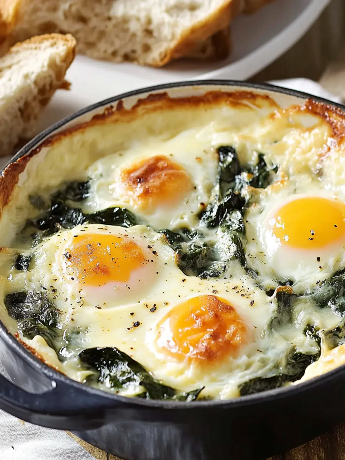 Baked Eggs Florentine: Your Dreamy Creamy Comfort Dish 5 Baked Eggs Florentine