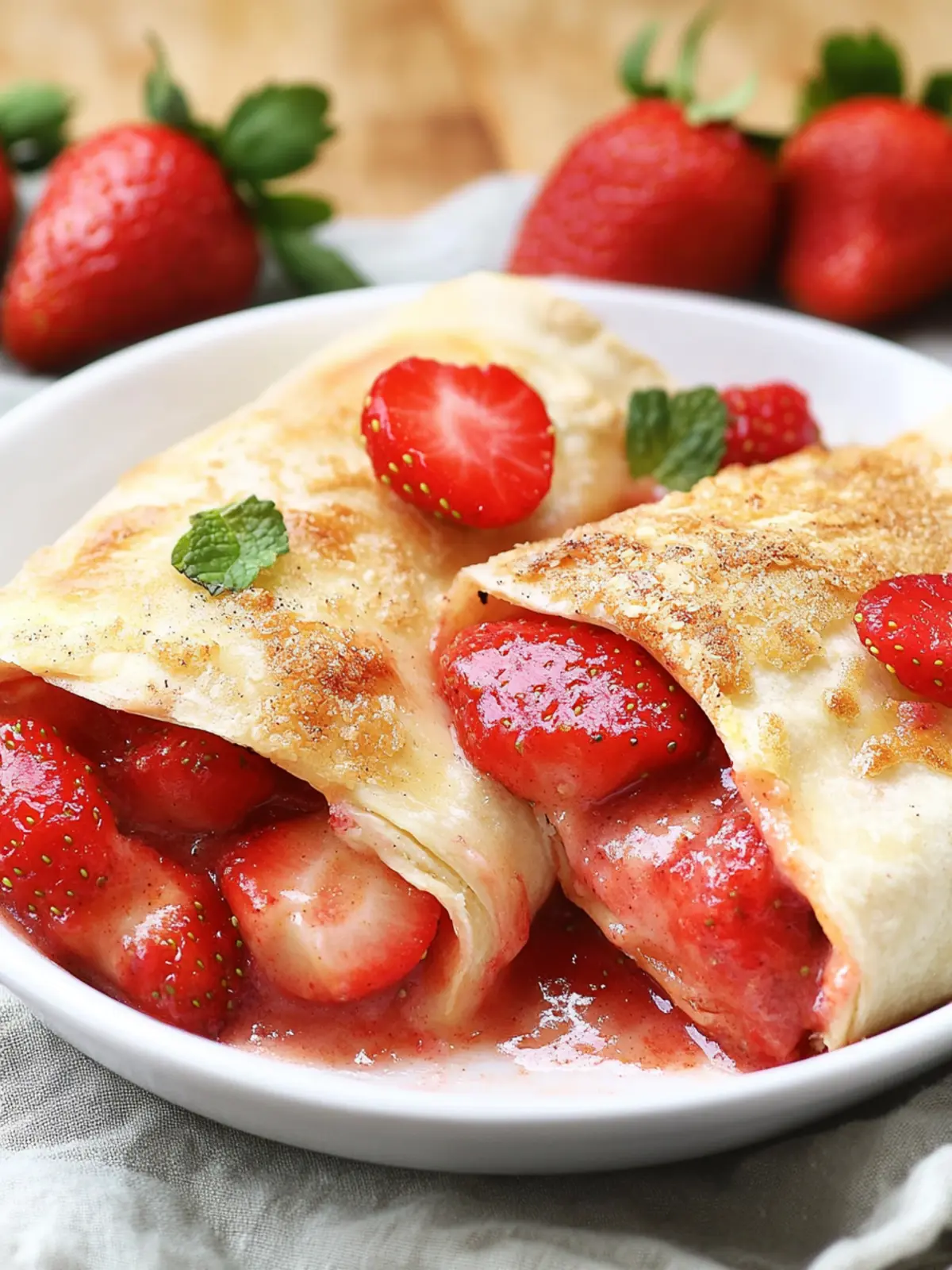 Strawberry Pie Enchiladas – Sweeten Your Dessert Game Today 5 Strawberry Pie Enchiladas