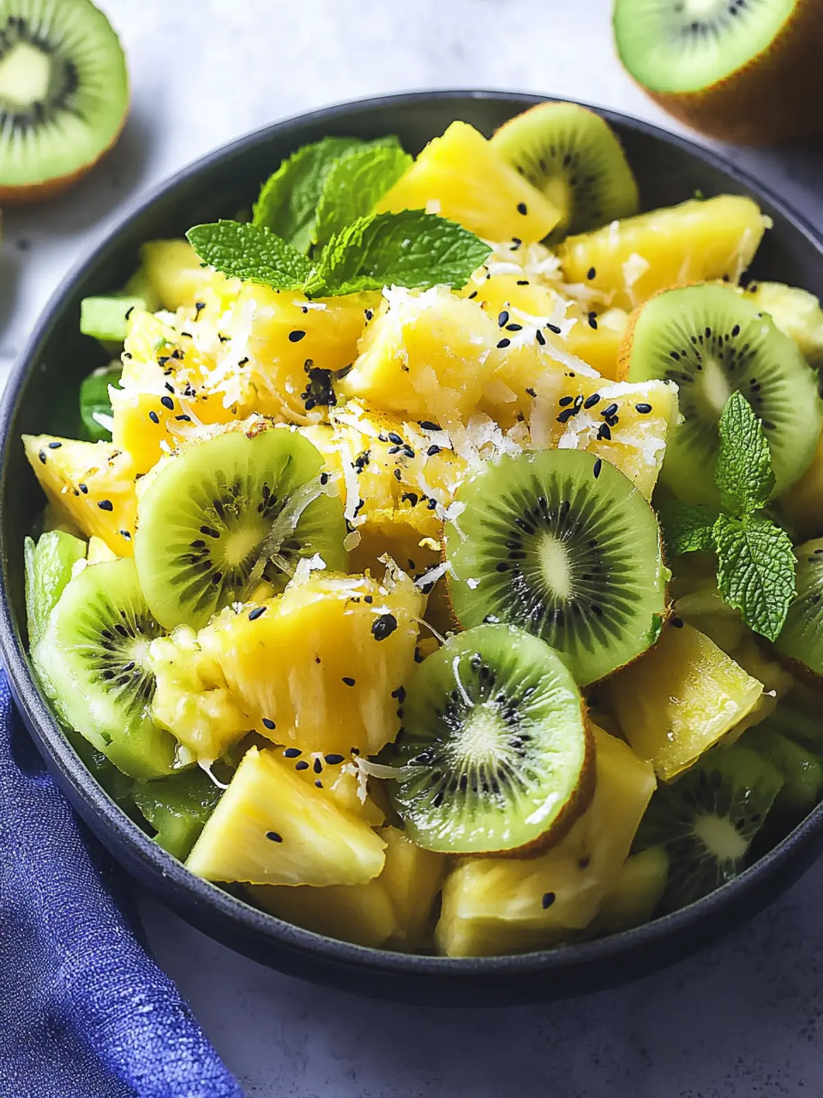 Tropical Pineapple Kiwi Salad for Your Summer Vibe Refresh 3 Pineapple Kiwi Salad