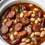 Savory Slow Cooker 4-Ingredient Sausage and Beans Delight 9 Slow Cooker 4-Ingredient Sausage and Beans