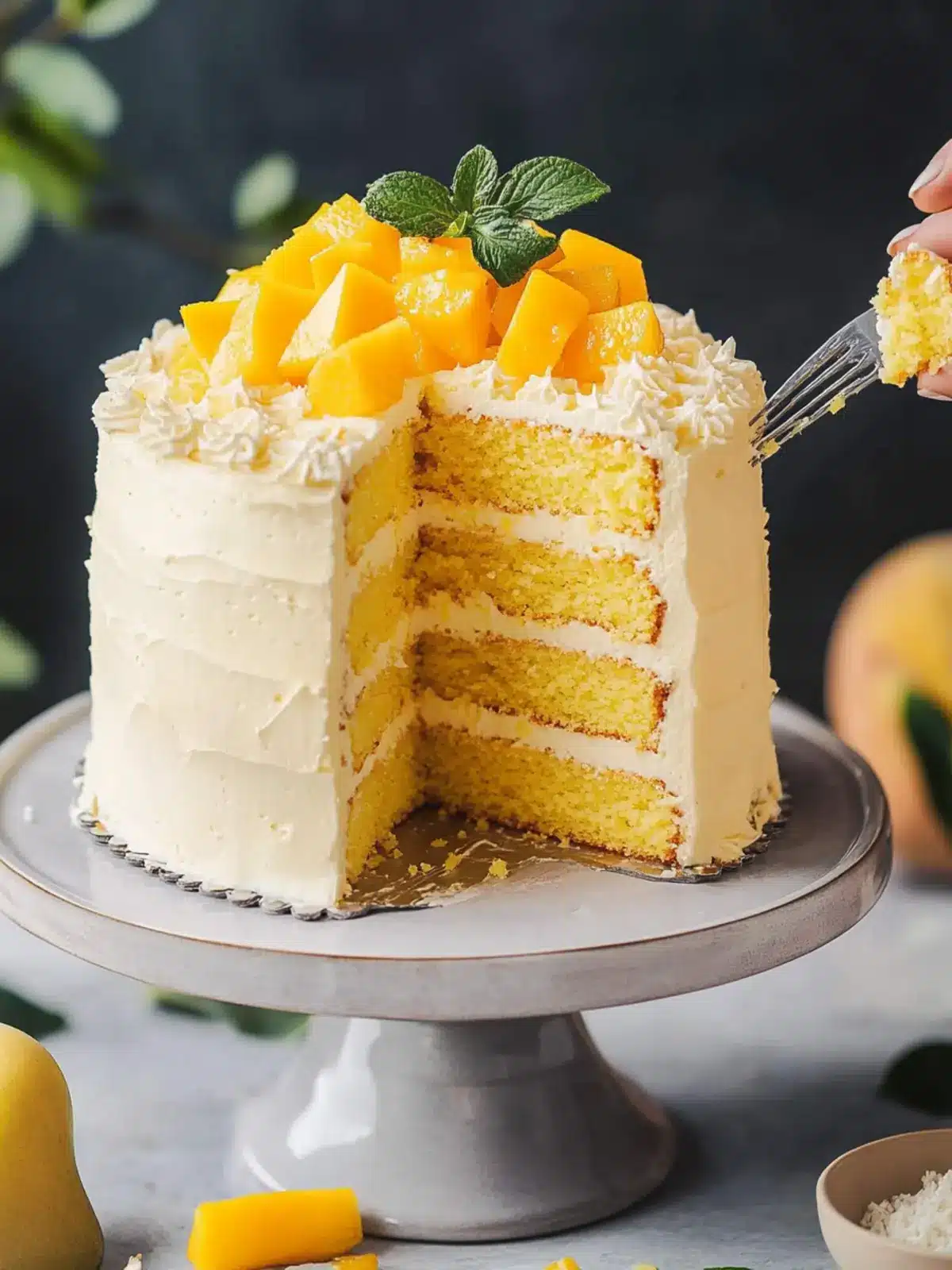 Heavenly Mango Cake That's Light, Fluffy and Oh-So Delicious 5 Mango Cake