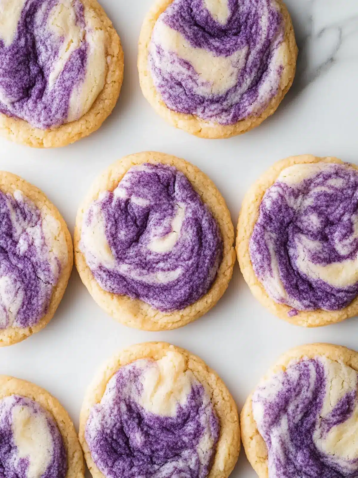 Deliciously Colorful Marbled Ube Cookies for Your Cravings 5 Marbled Ube Cookies
