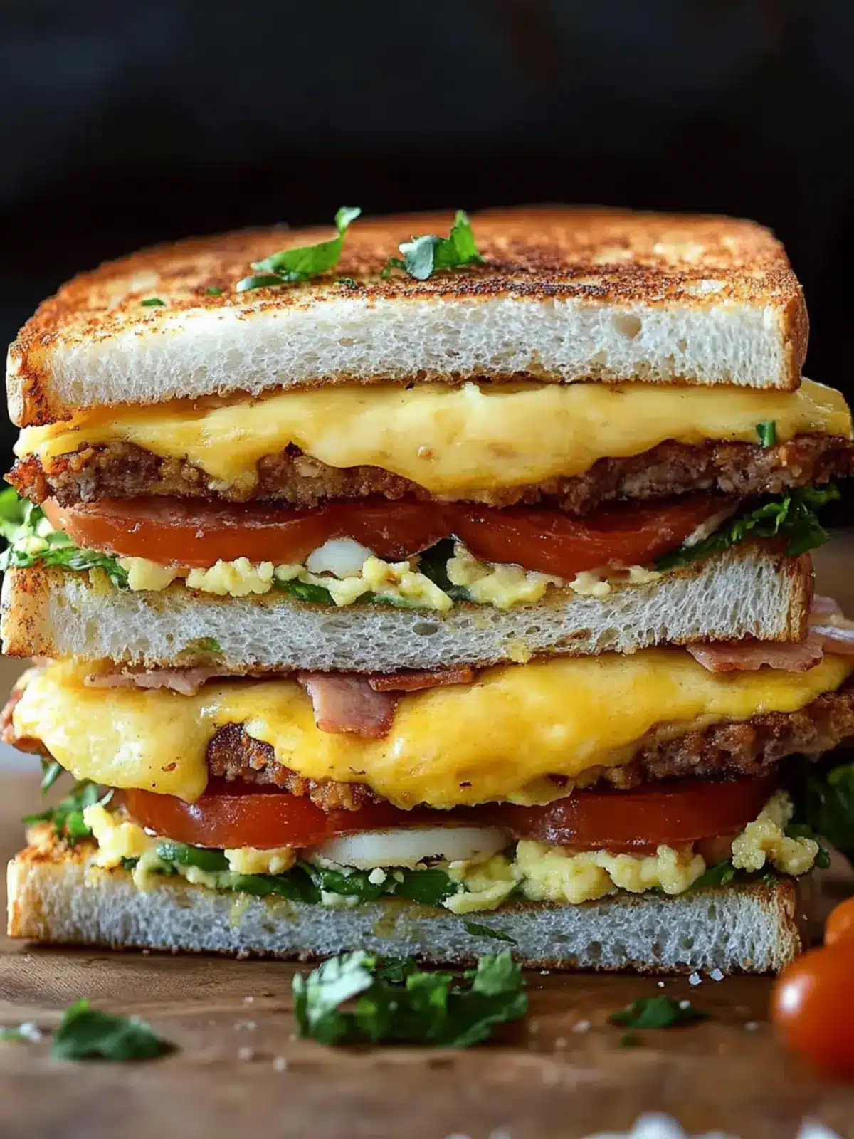Ultimate Breakfast Club Sandwich for Weekend Brunch Bliss 5 Breakfast Club Sandwich
