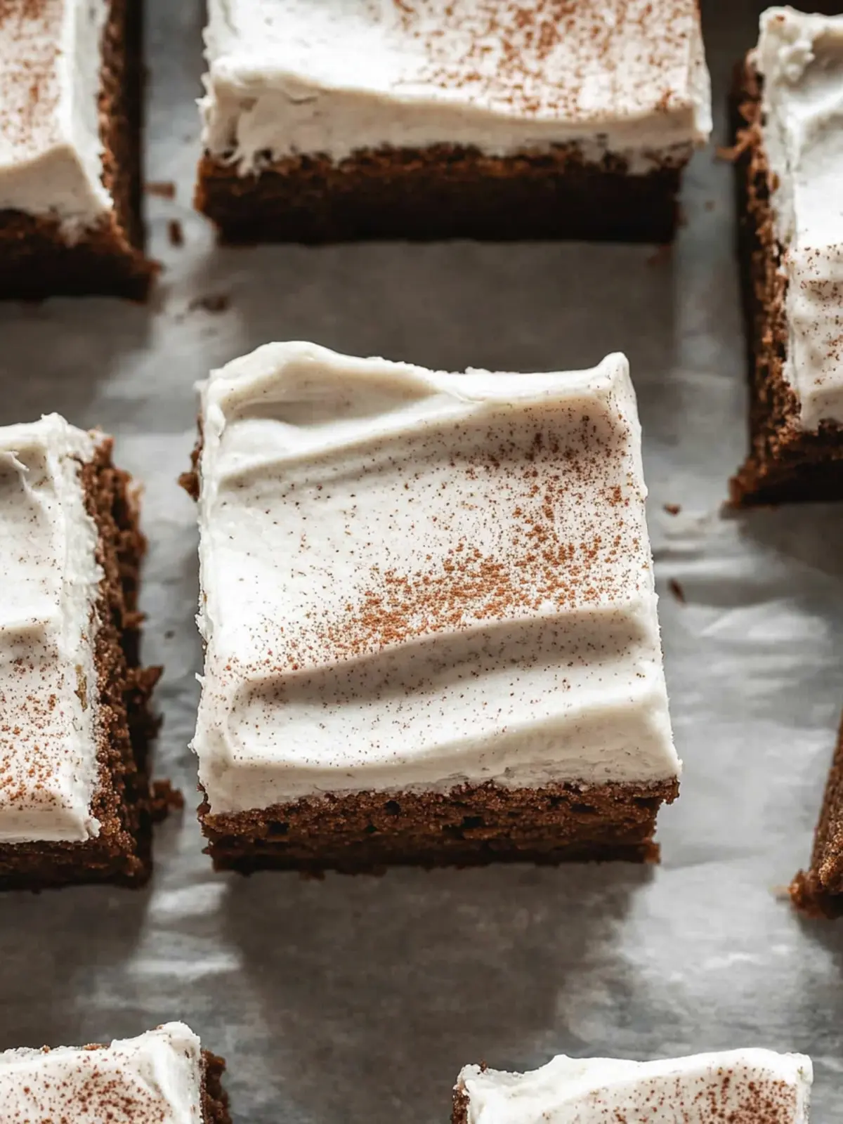 Frosted Gingerbread Brownies: Your Festive Indulgence Awaits 4 Frosted Gingerbread Brownies