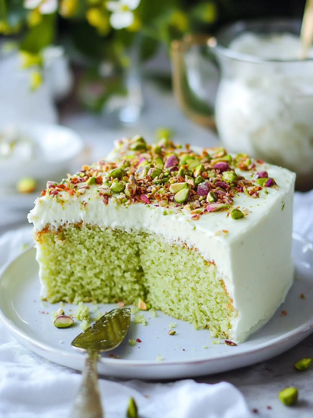 Decadent Pistachio Milk Cake to Delight Your Taste Buds 5 Pistachio Milk Cake
