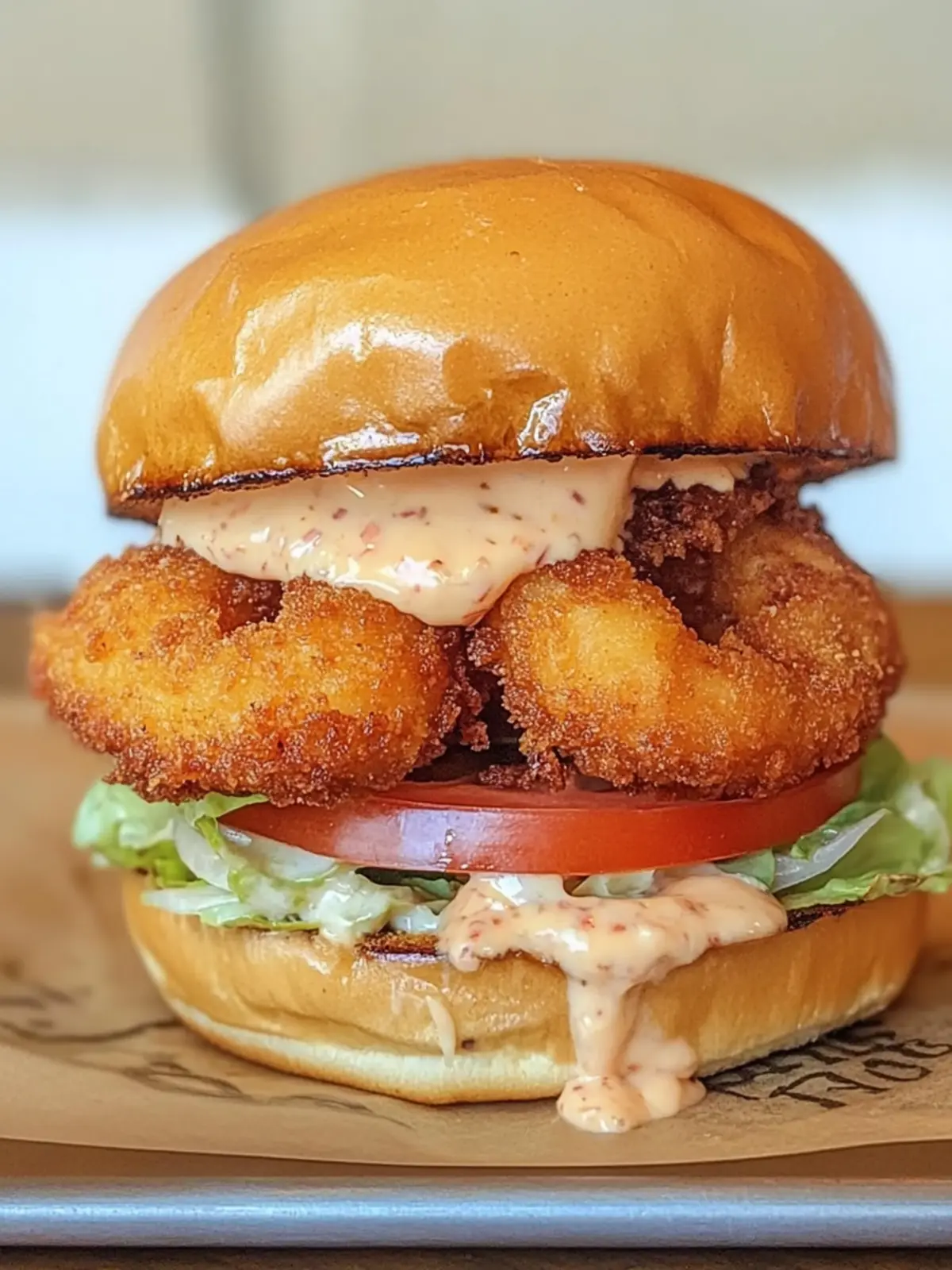 Crispy Fried Shrimp Burger Recipe for a Flavorful Twist 4 Crispy Fried Shrimp Burger