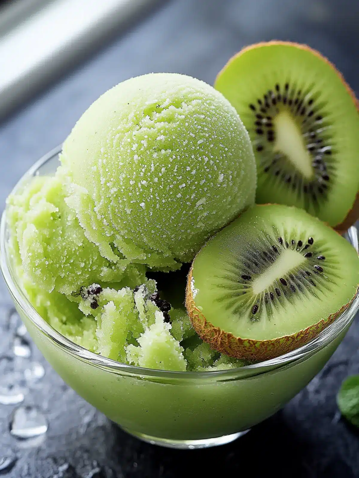 Delightful Kiwi Sorbet: Refreshing, Healthy, and Simple Recipe 5 Kiwi Sorbet