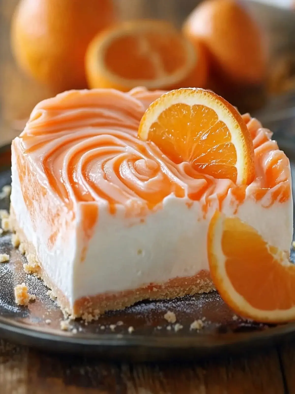 No-Bake Orange Creamsicle Cheesecake for Effortless Delight 3 No-Bake Orange Creamsicle Cheesecake
