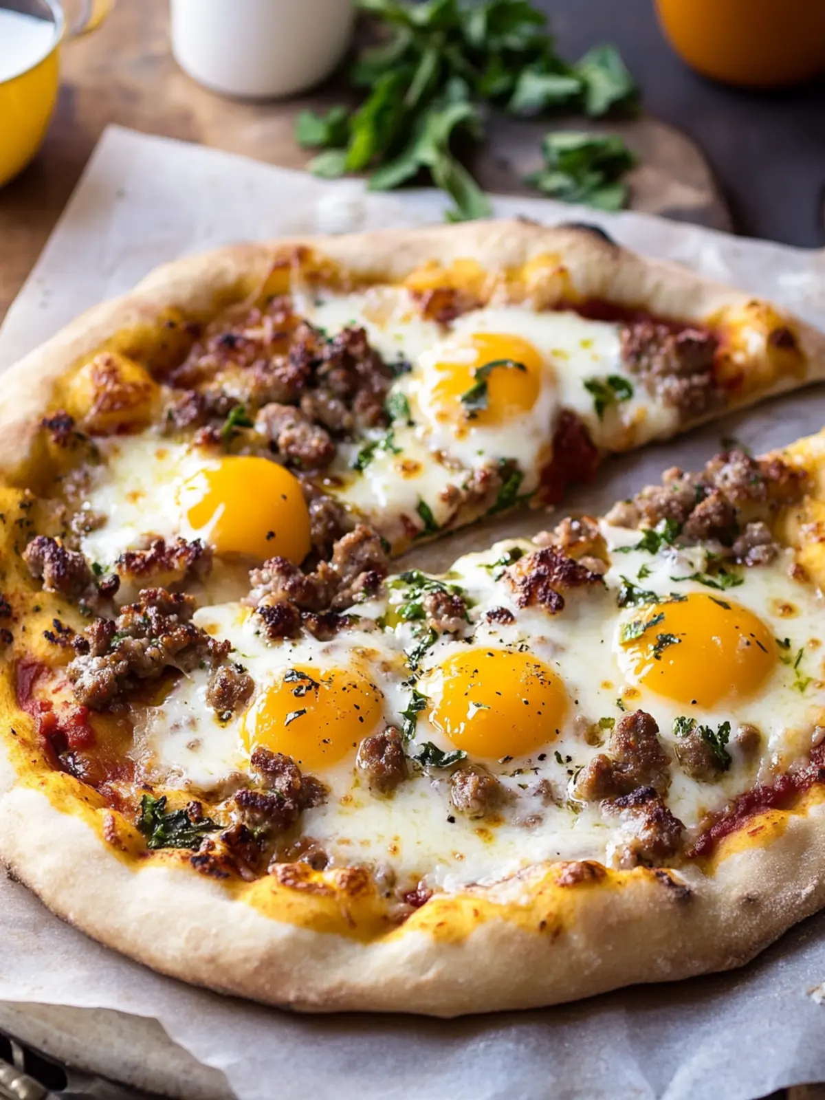 Sausage Breakfast Pizza: A Savory Morning Must-Try! 4 sausage breakfast pizza