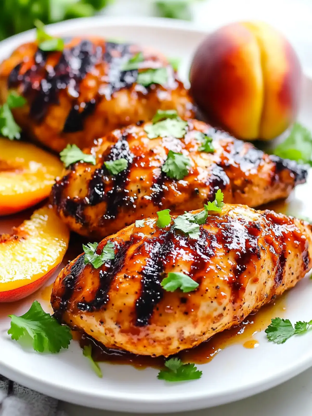 Grilled Chili Peach Chicken for Quick Summer Bliss 2 Grilled Chili Peach Chicken