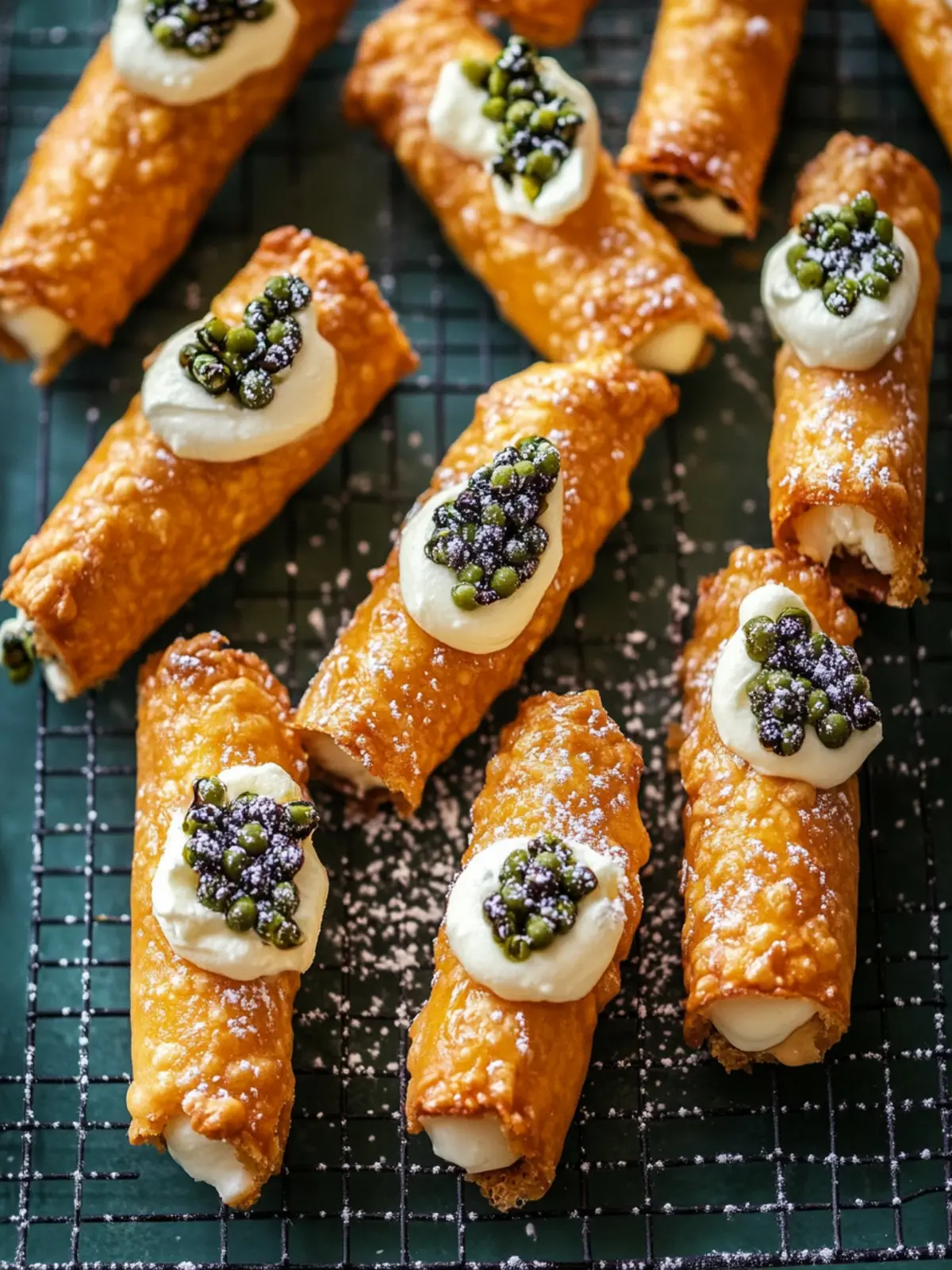 Delicious Florentine Cannoli with a Sweet Twist of Orange zest 5 Florentine Cannoli