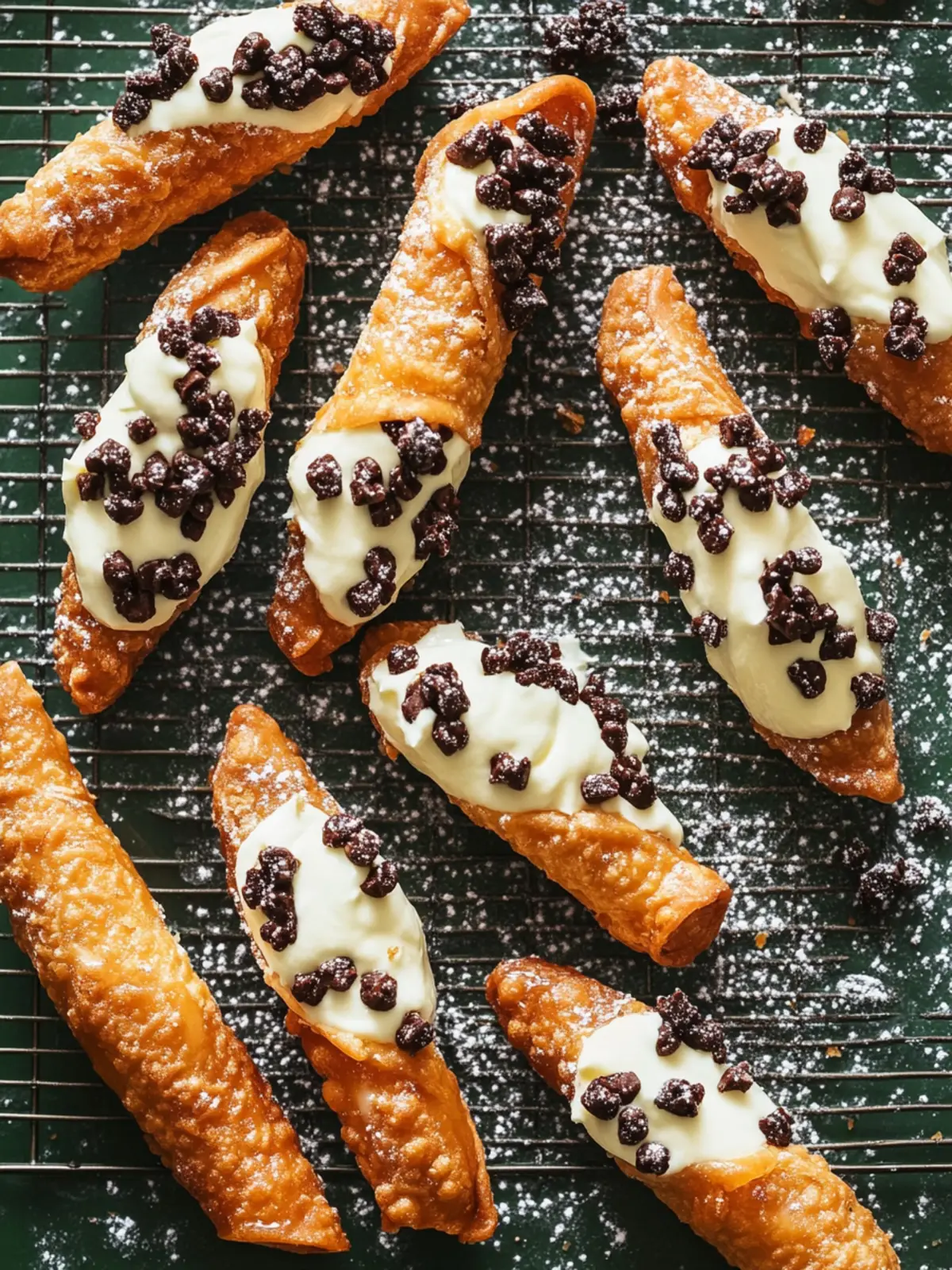 Delicious Florentine Cannoli with a Sweet Twist of Orange zest 3 Florentine Cannoli