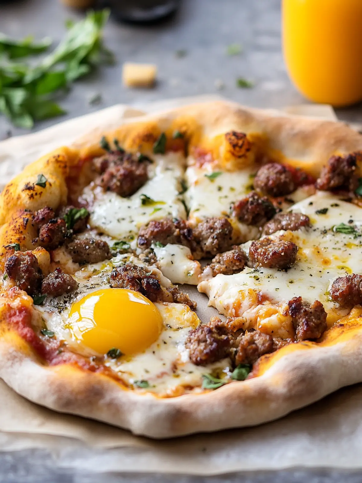 Sausage Breakfast Pizza: A Savory Morning Must-Try! 5 sausage breakfast pizza
