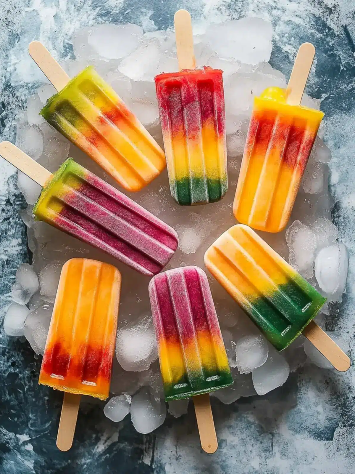 Vibrant Vegan Rainbow Popsicles for a Fun Summer Treat 3 VEGAN Rainbow Popsicles